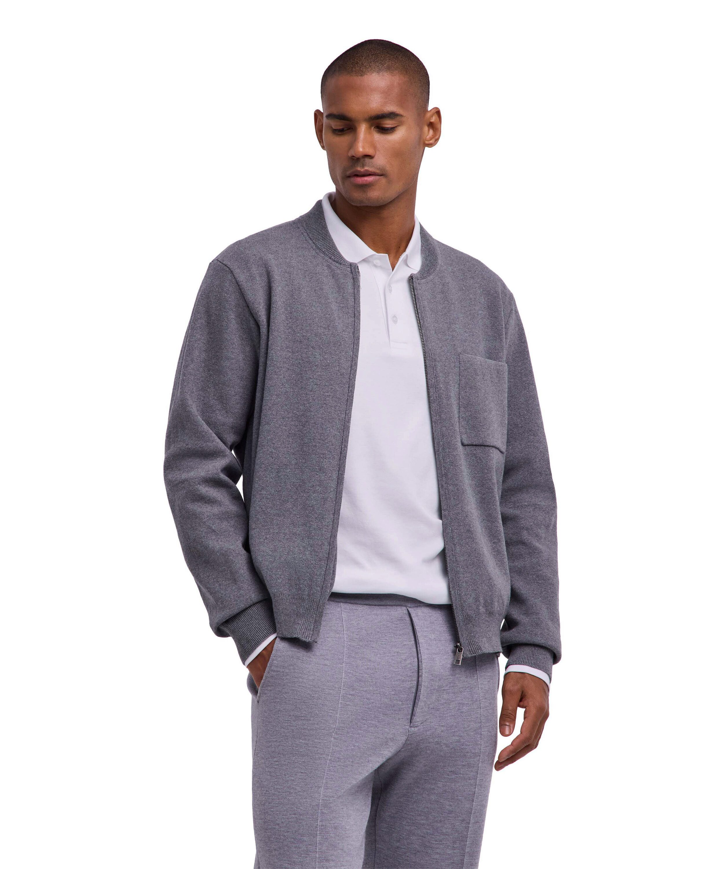 Strickjacke Zip-Jacke