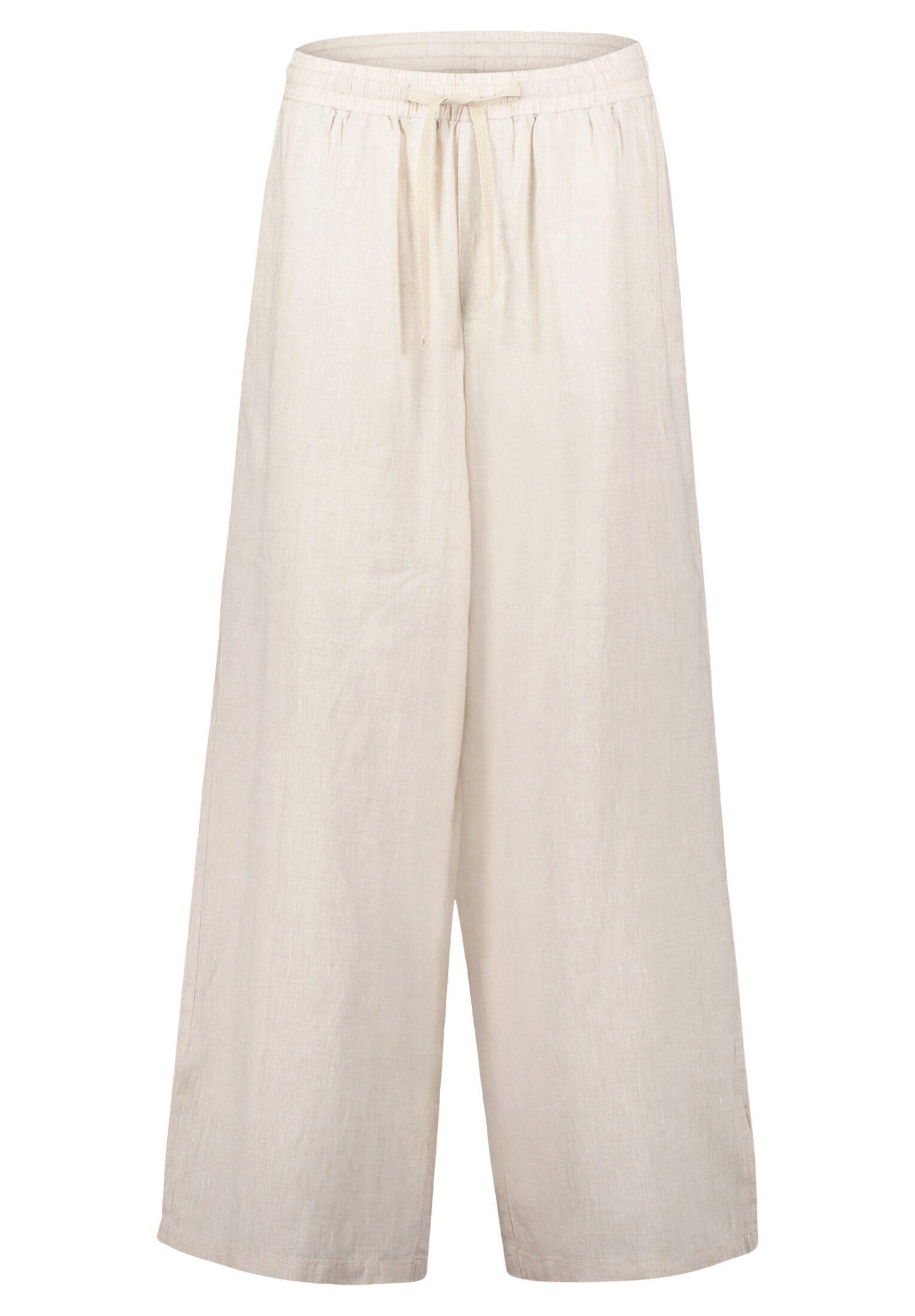 Cartoon Leinenhose Damen mit Taschen Material