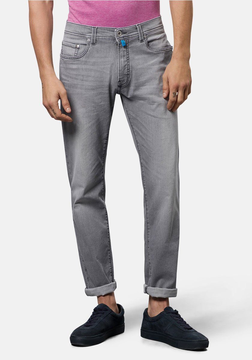 Futureflex Used Fit Jeans Cardin Tapered Cotton 5-Pocket-Jeans Pierre Lyon Buffies Grey Organic