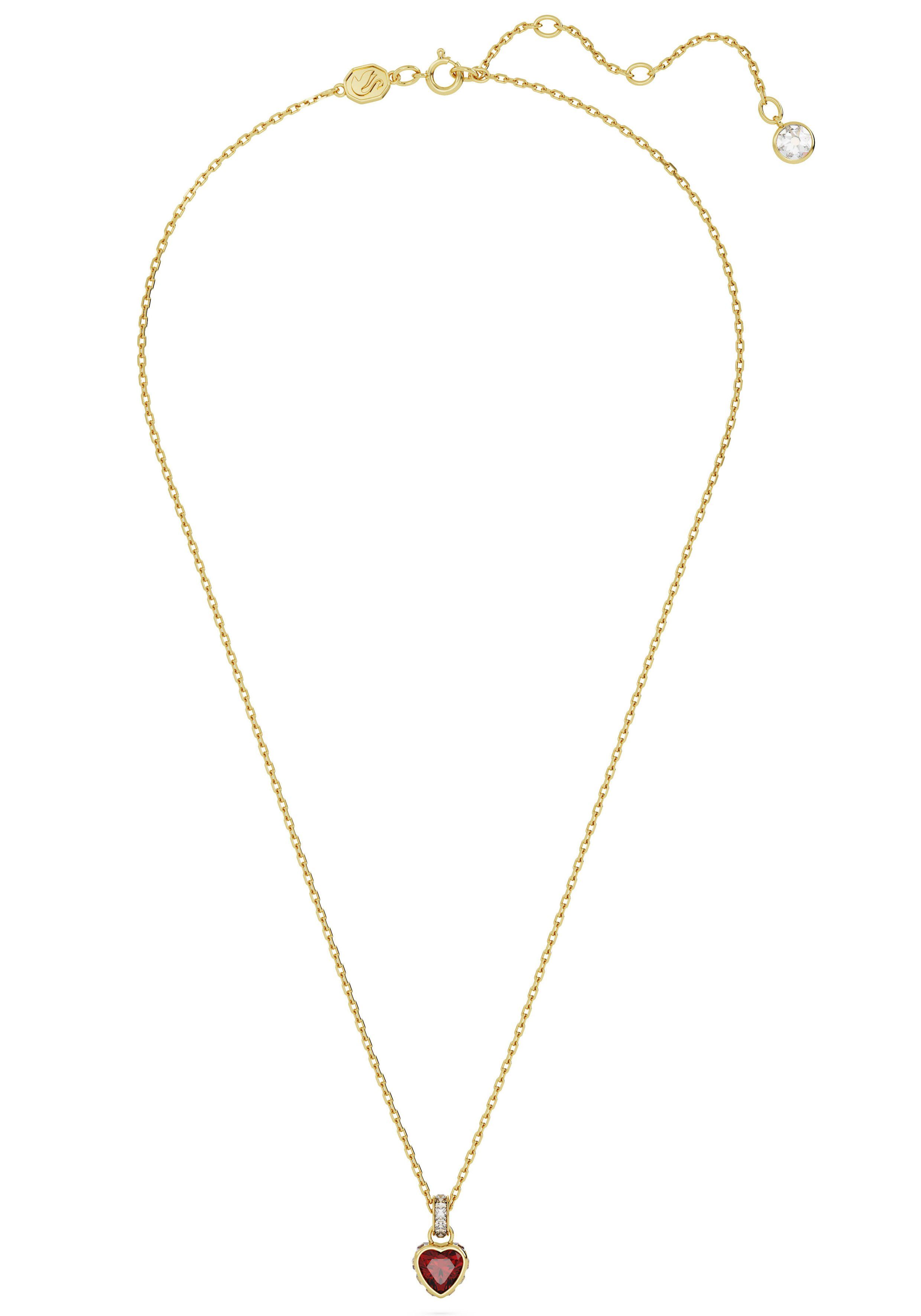 Swarovski Kette mit Anhänger Chroma Herz, mit Swarovski® Kristall günstig online kaufen