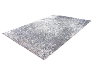 Teppich Kurzflorteppich Lehu 300 Grau 80 x 150 cm, Qiyano, rechteckig, Höhe: 6 mm
