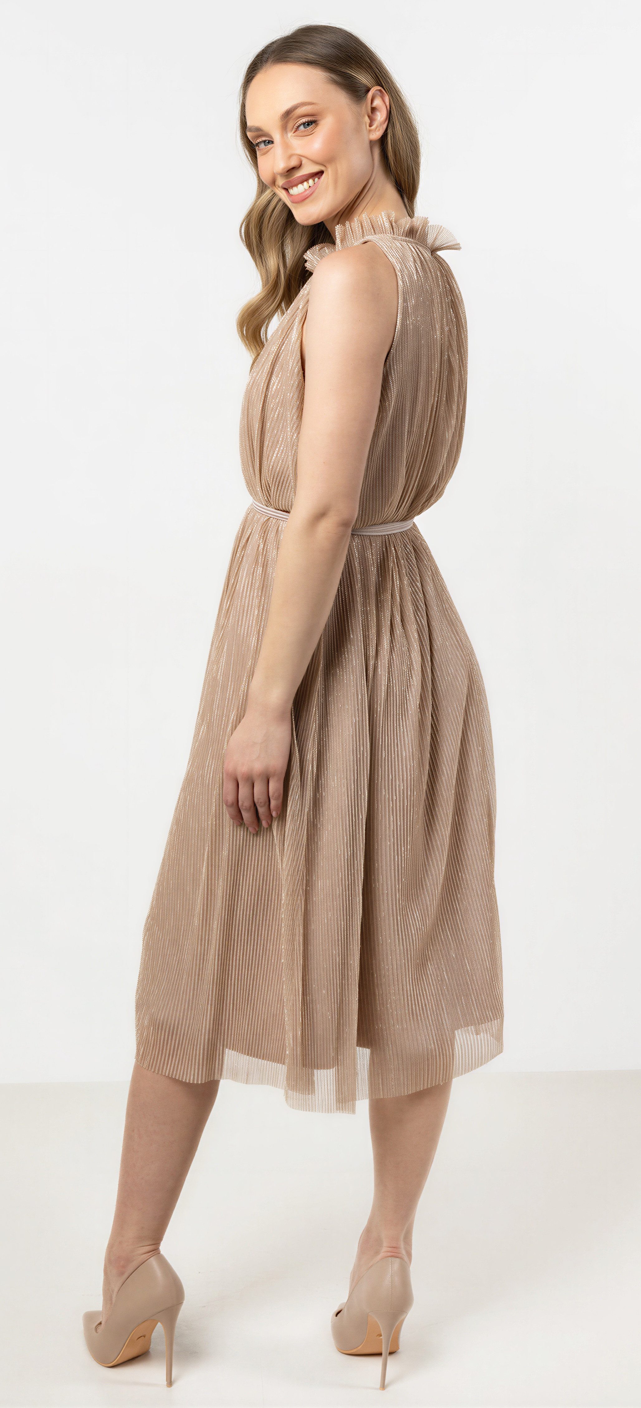 Awama Abendkleid mit Schimmer und Bindeband