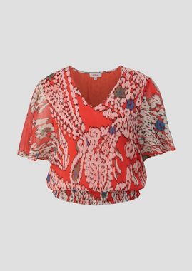 s.Oliver Langarmbluse Blusenshirt aus Chiffon