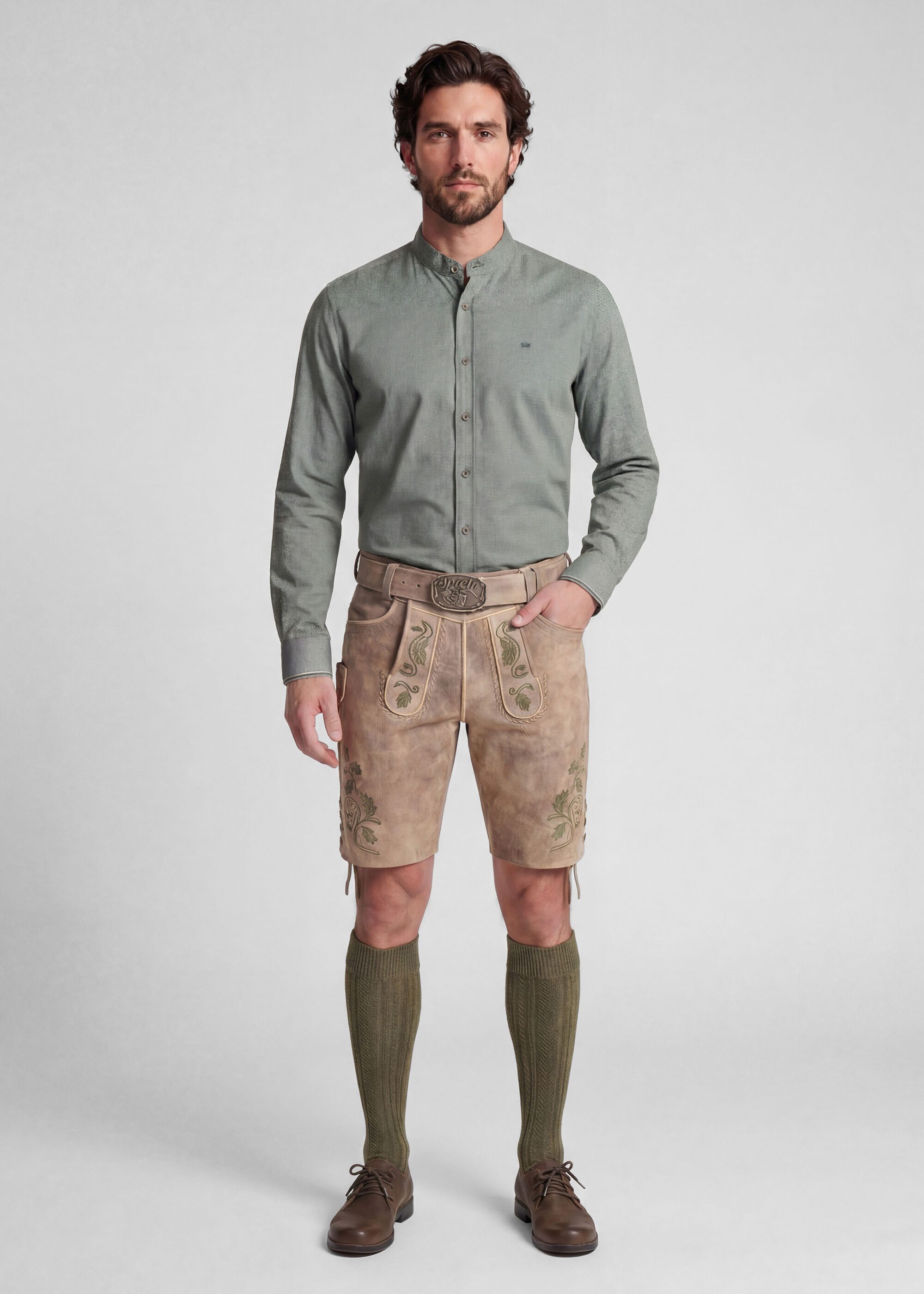 Spieth & Wensky Trachtenhemd Krugdorf mit Slim-Fit Passform