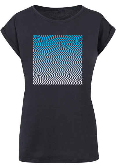 Merchcode T-Shirt Merchcode Damen Ladies Summer - Wavy Pattern T-Shirt (1-tlg)