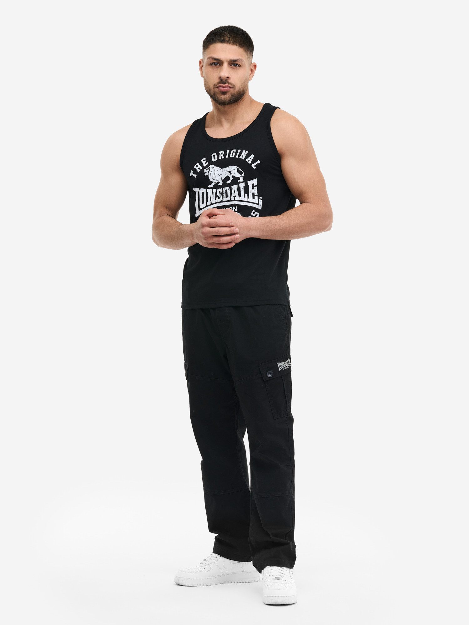 Lonsdale Tanktop BOWES ärmelloses Tanktop, aus Baumwolle – Bild 4 von 5