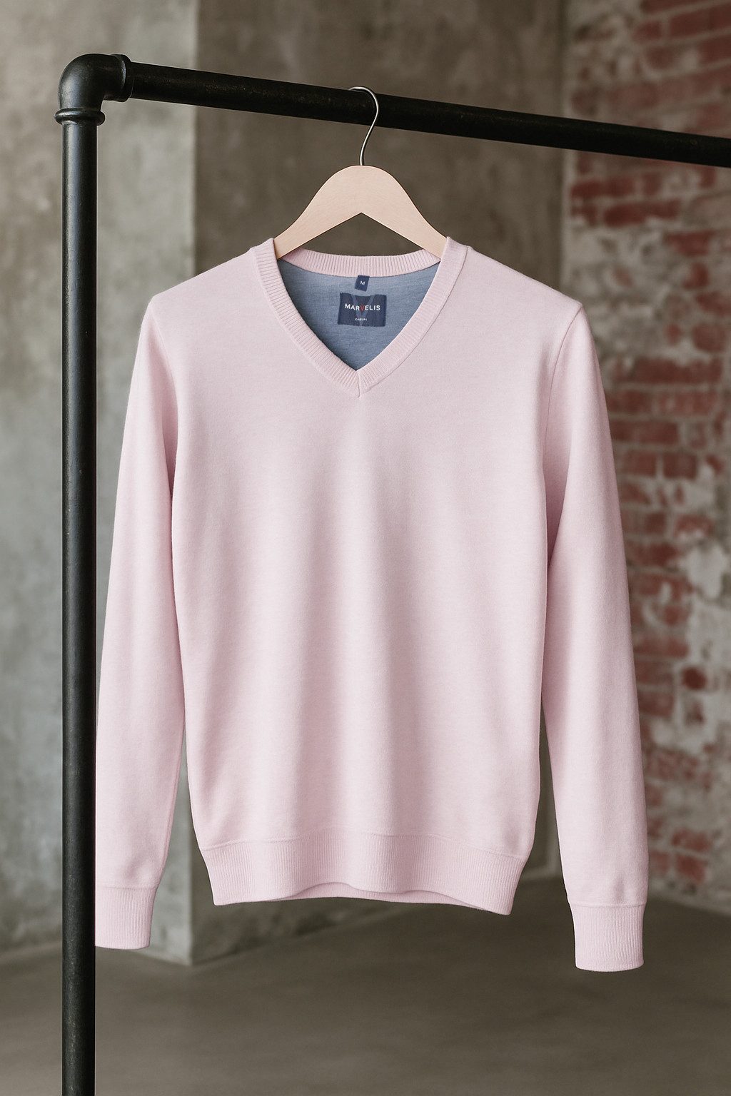 MARVELIS V-Ausschnitt-Pullover Pullover - Casual Fit günstig online kaufen