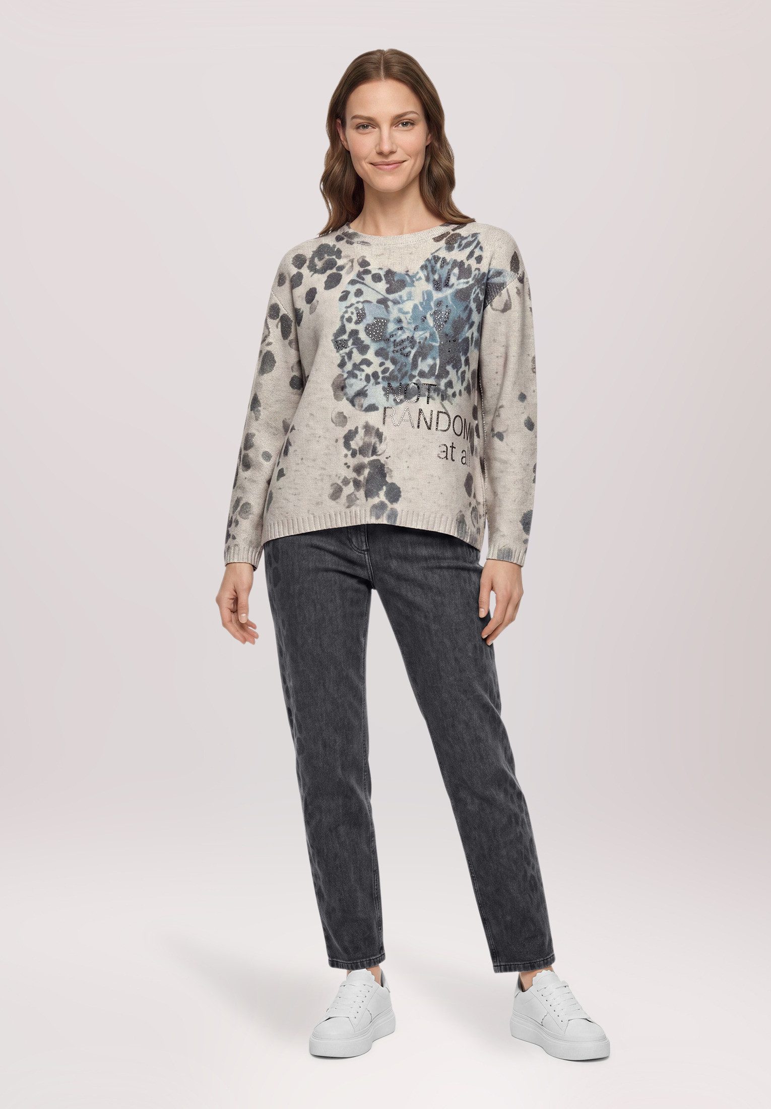 Betty Barclay Strickpullover Damen mit Lurexfaden (1-tlg)