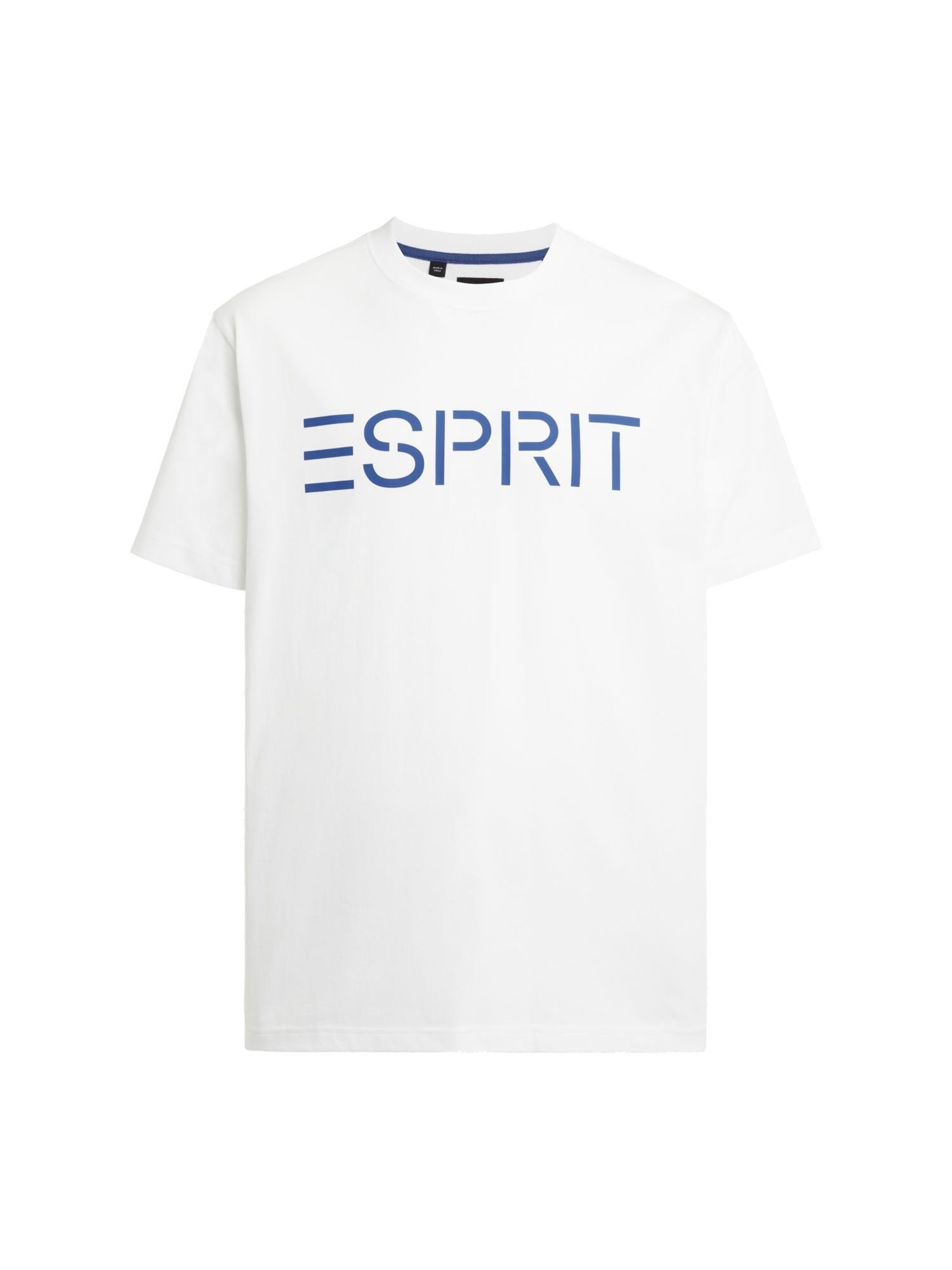Esprit T-Shirt T-Shirt mit Logo (1-tlg) WHITE
