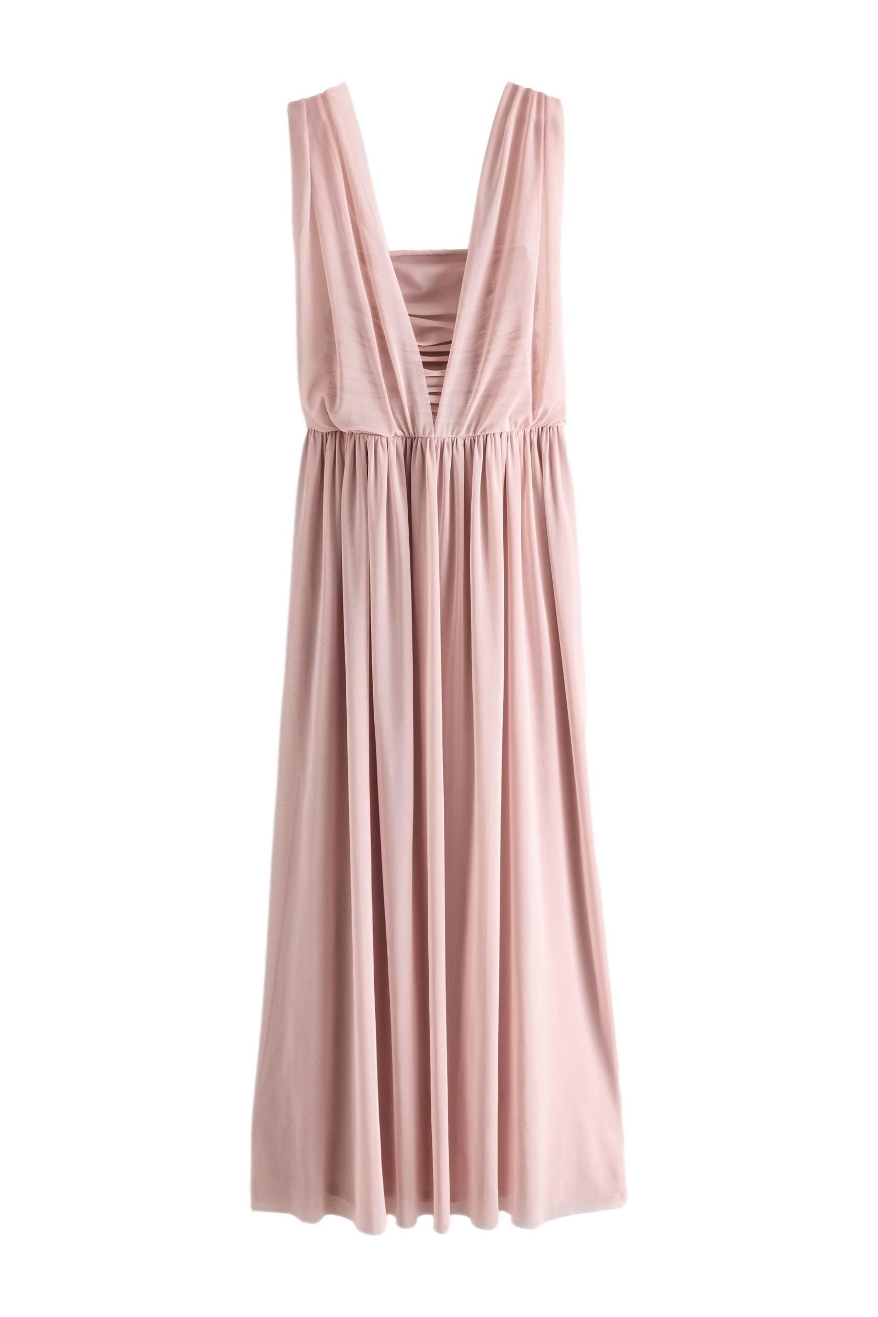 Maxikleid Multiway-Maxikleid aus Mesh, Kurzgröße