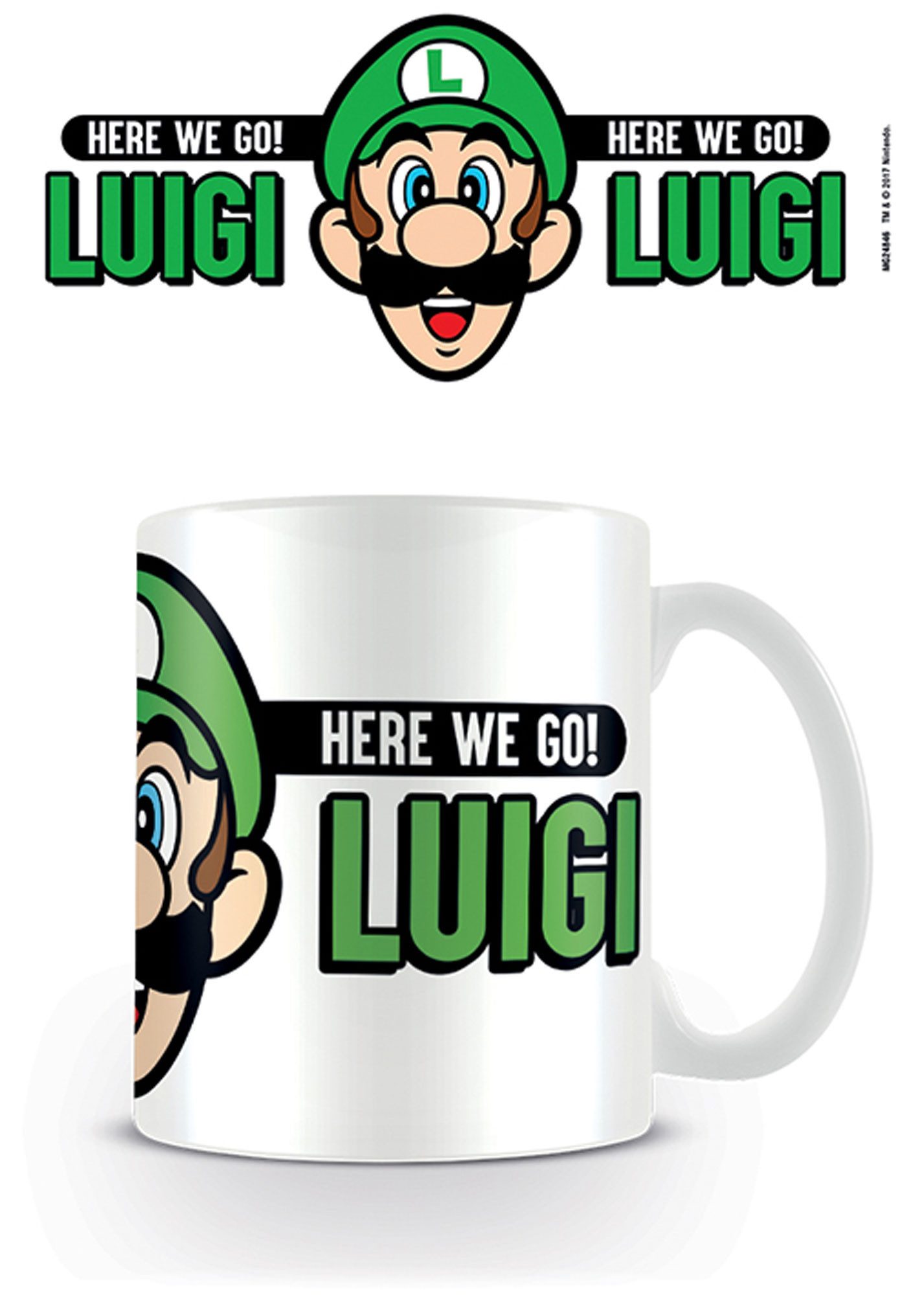 Tasse Nintendo - Lizenz Tassen - Super Mario - Here We Go Luigi