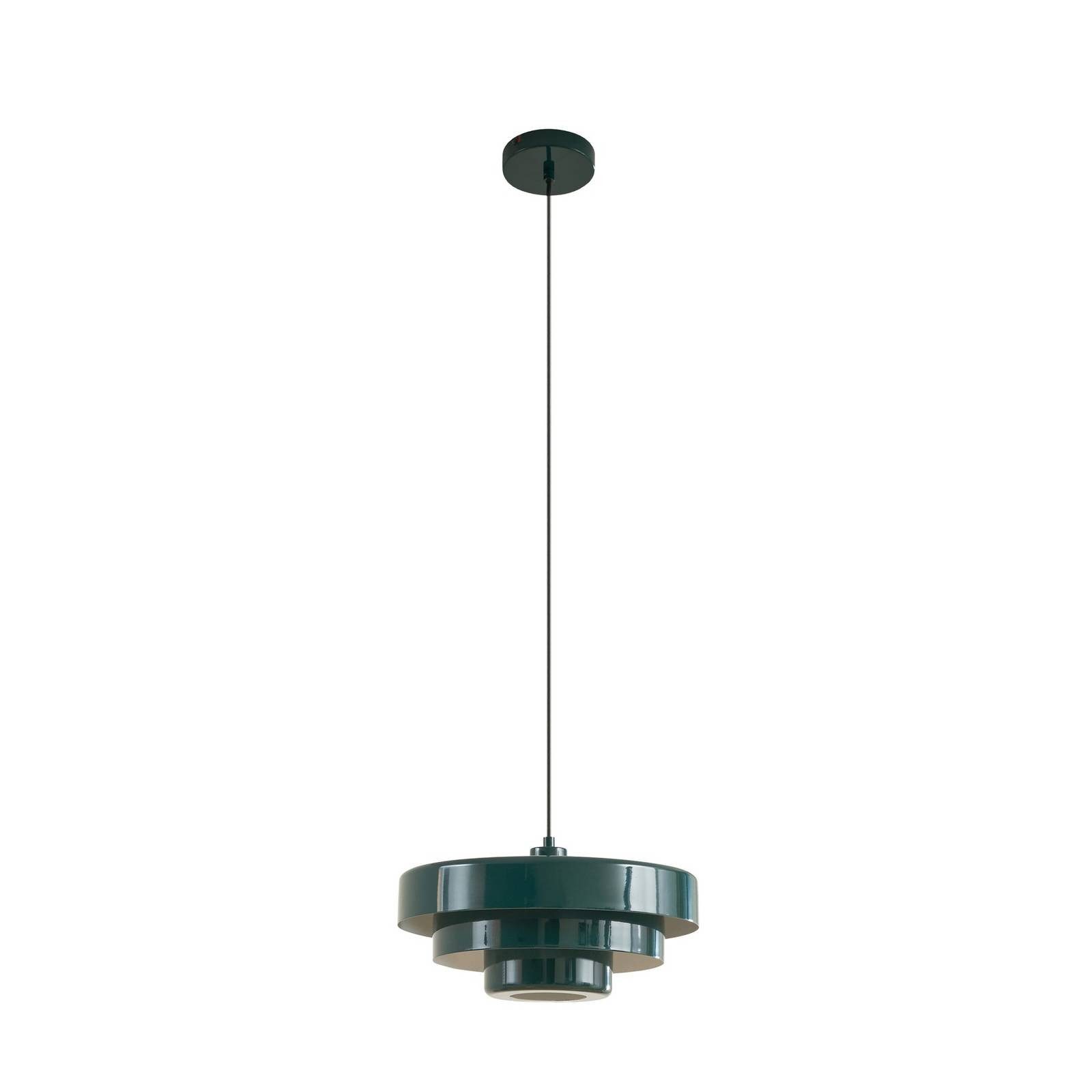 Lindby Hängeleuchte Tivra, Metall, Grün IP20, 1 x 15 W LED