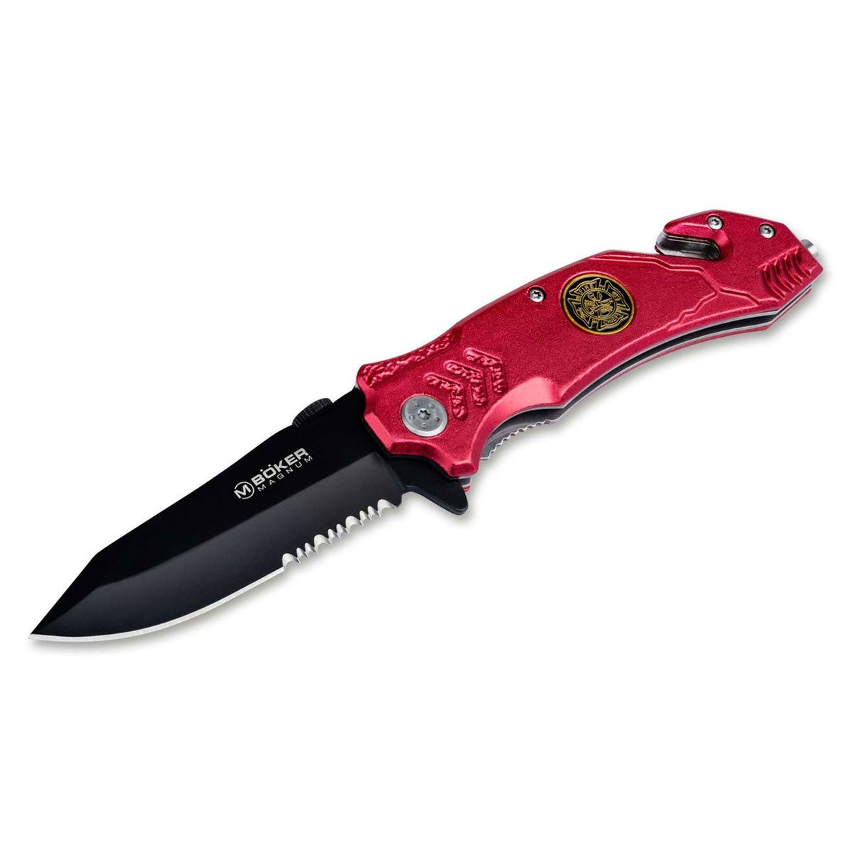 Magnum Taschenmesser Fire Fighter - Rettungsmesser Rot