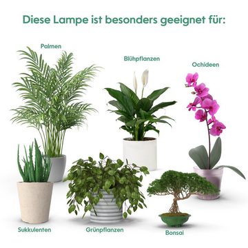 PARUS Pflanzenlampe indoor plants, Leuchtmittel für Pflanzen, Neutralweiß, Parus by Venso Growlight Indoor plants LED E27 Pflanzenlampe, Vollspek