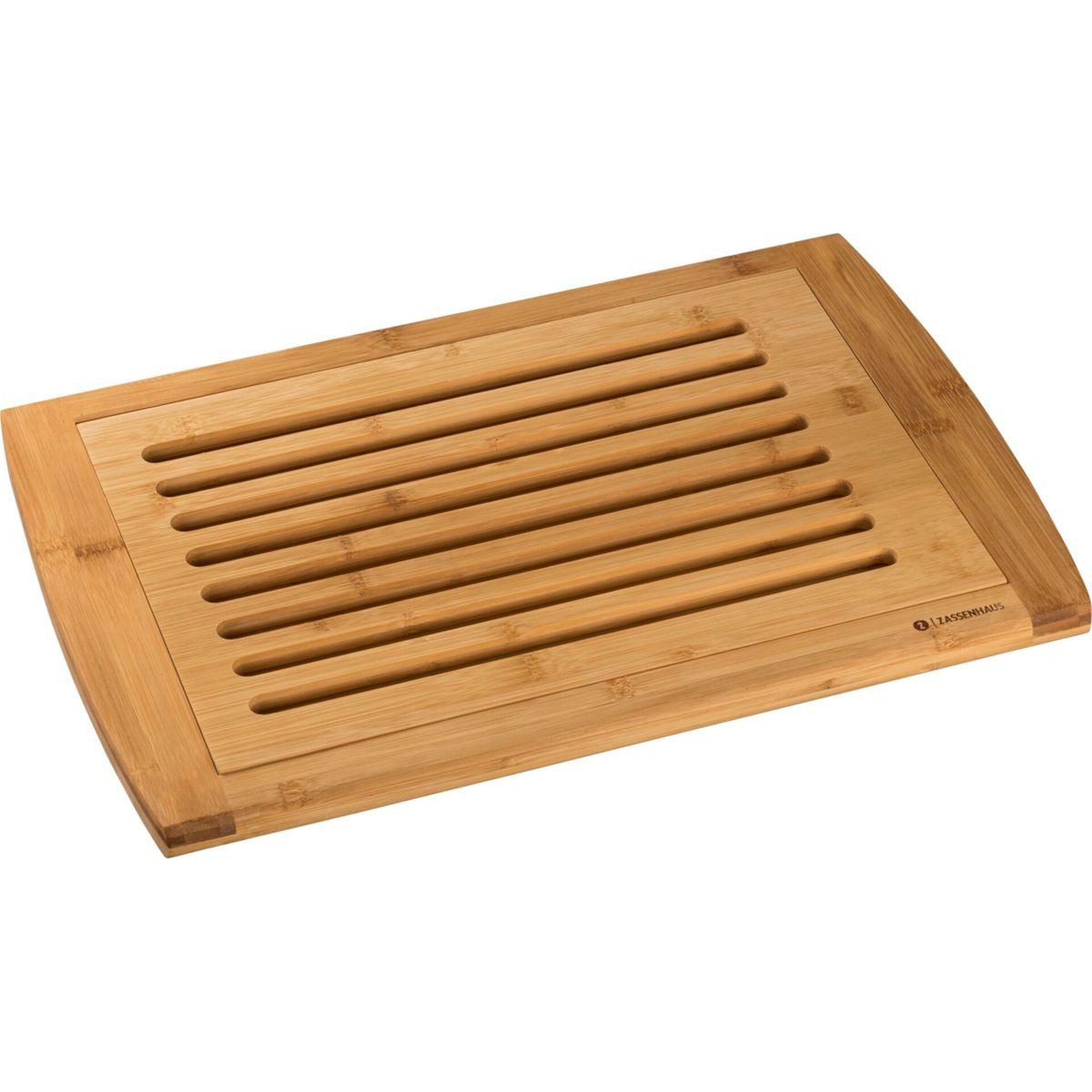 ZASSENHAUS Schneidebrett Brotschneidebrett Bambus 42x28x2cm, Bambus