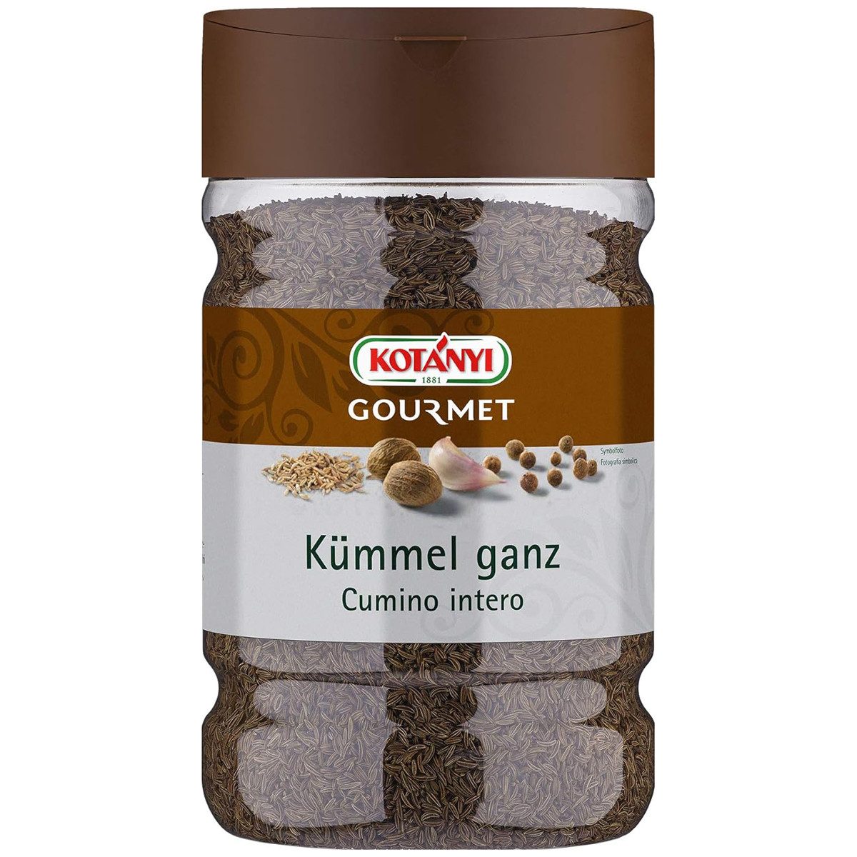 KOTANYI Gewürz, Kotanyi Kümmel ganz getrocknet Großverbraucher Gastronomie 600g