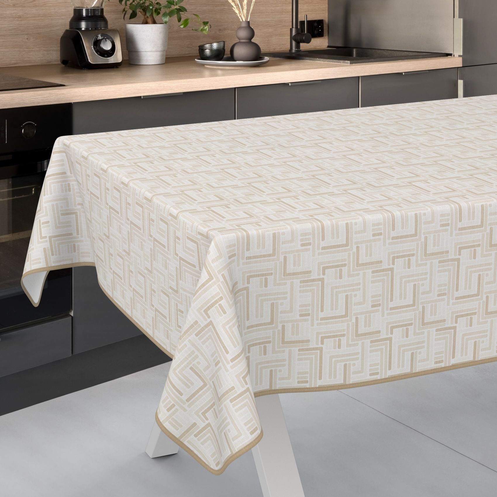 ANRO Tischdecke Wachstuch abwaschbar Moderna Tischwäsche (Einzelstück 1-tlg günstig online kaufen