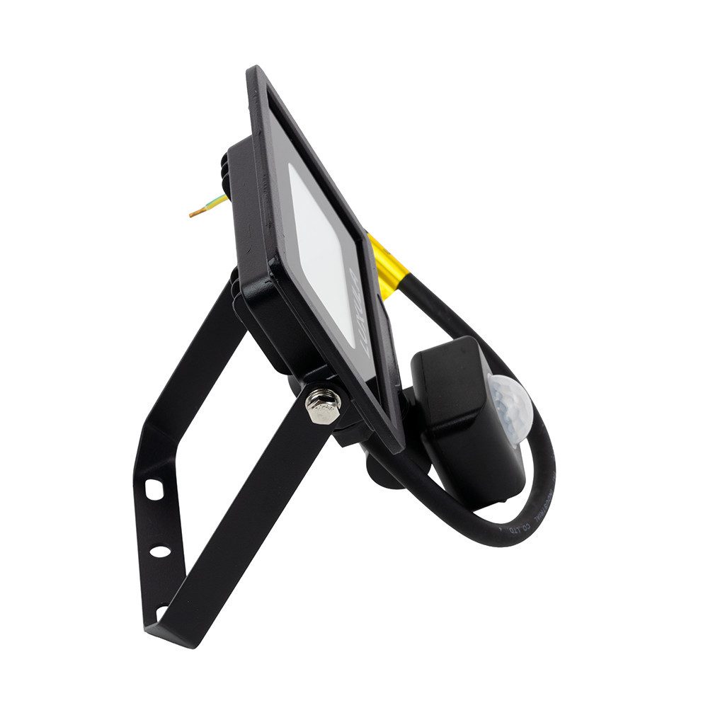 LUXULA LED Flutlichtstrahler LUXULA LED Fluter 10 W 4000 K Neutralweiß Schwarz, LED fest integriert, Neutralweiß – Bild 2 von 5
