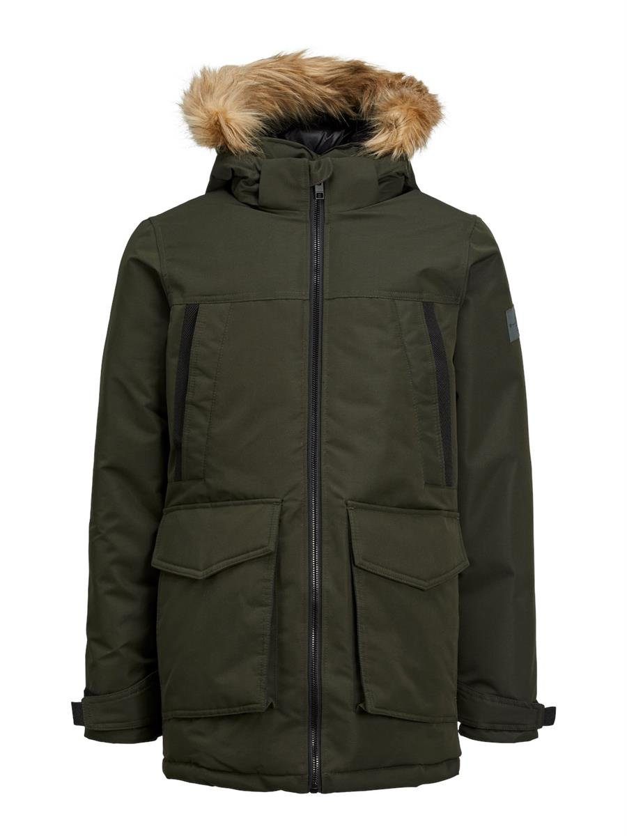 Jack & Jones Parka JJECRAFT PARKA SN JNR weich, schlank, gestepptes Innenfutter