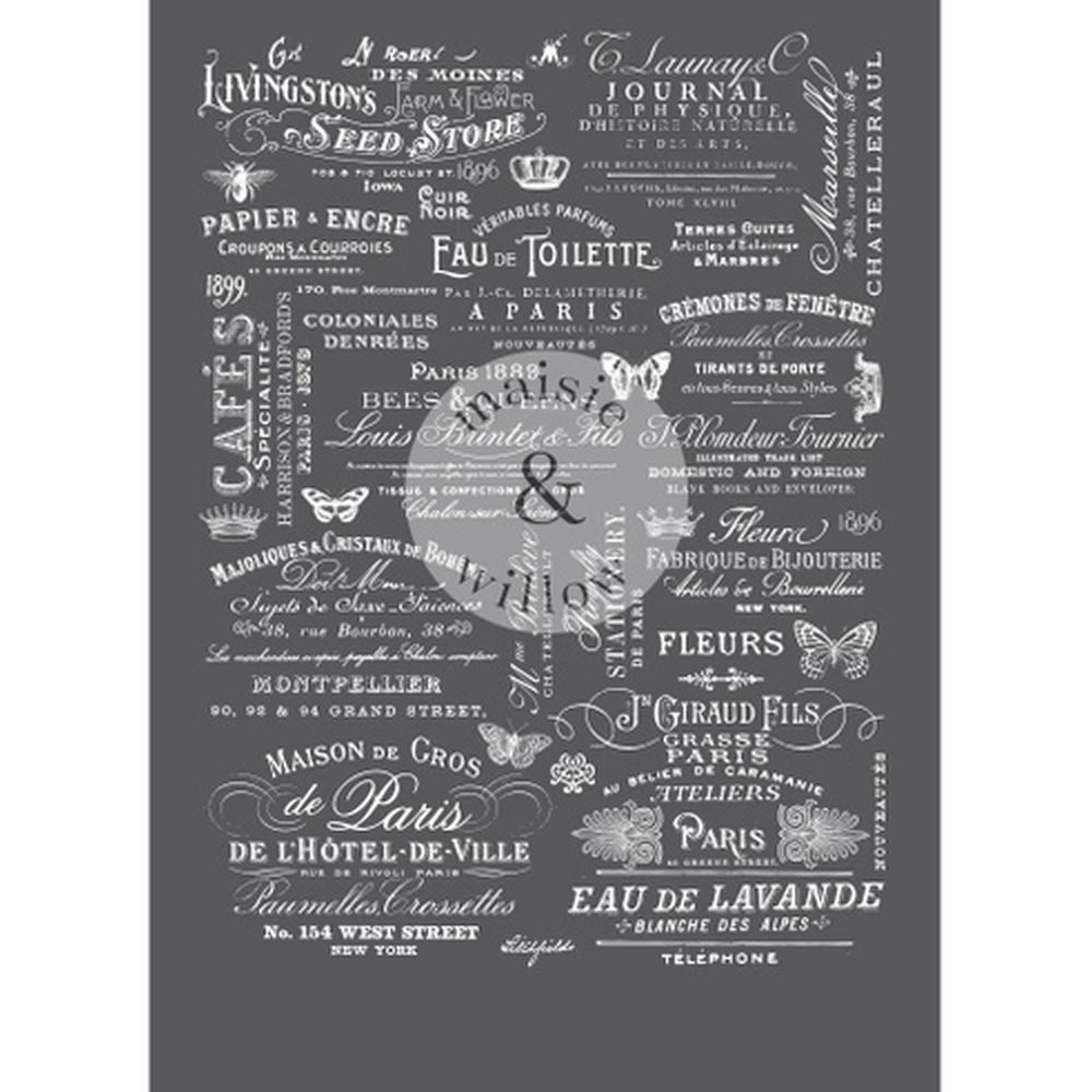 Vintage Paint Wandtattoo ReDesign Möbelsticker Transferfolie Decor f. Möbel Wände Dekoartikel, Künstler: ReDesign, Klassisches Tattoo für Möbel. Wände, Dekor und Accessoires