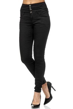 Elara High-waist-Jeans Elara Damen Stretch Jeans Skinny High Waist (1-tlg)