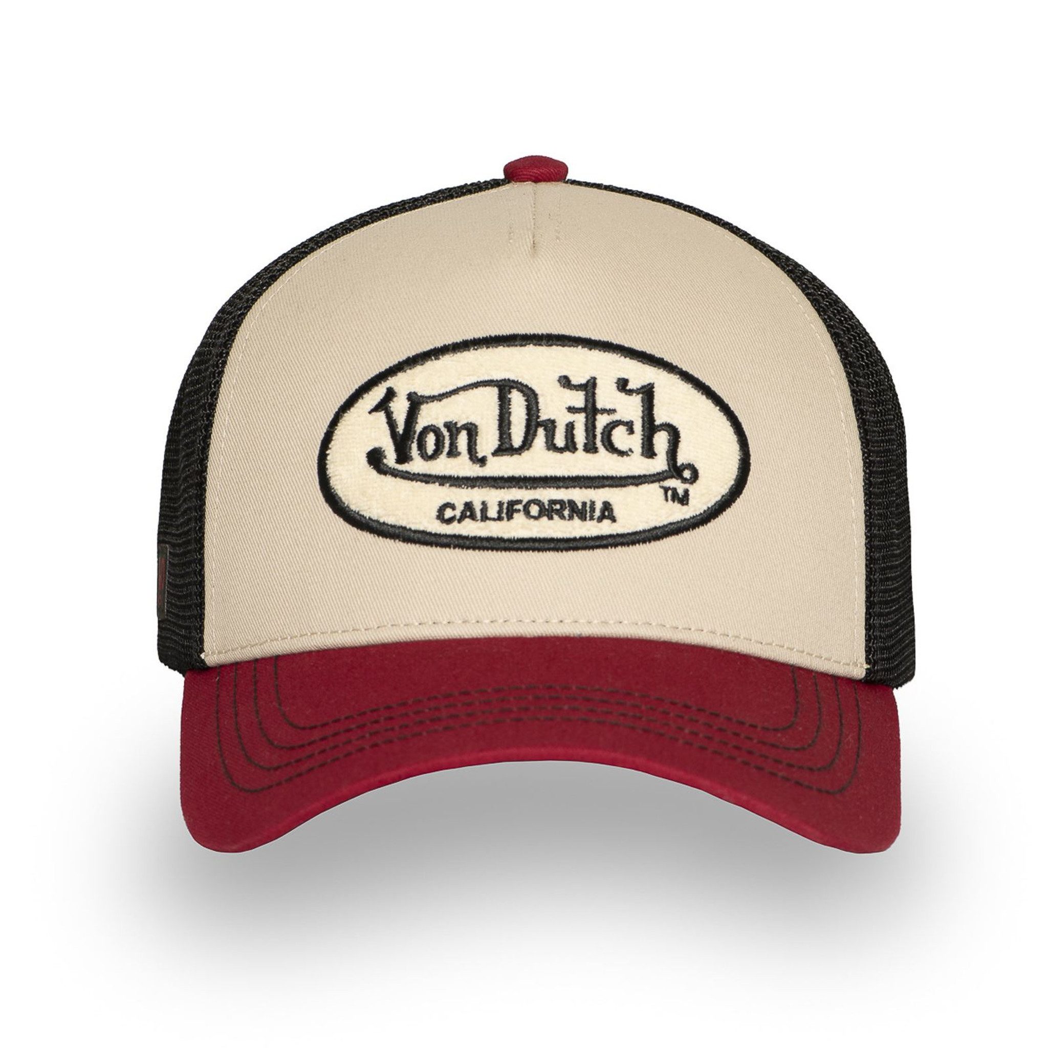 Von Dutch Trucker Cap Von Dutch Originals Trucker Cap - CALIFORNIA TERRY PATCH Mesh (Basecap, Basecap, Meshcap, Trucker Kappe)