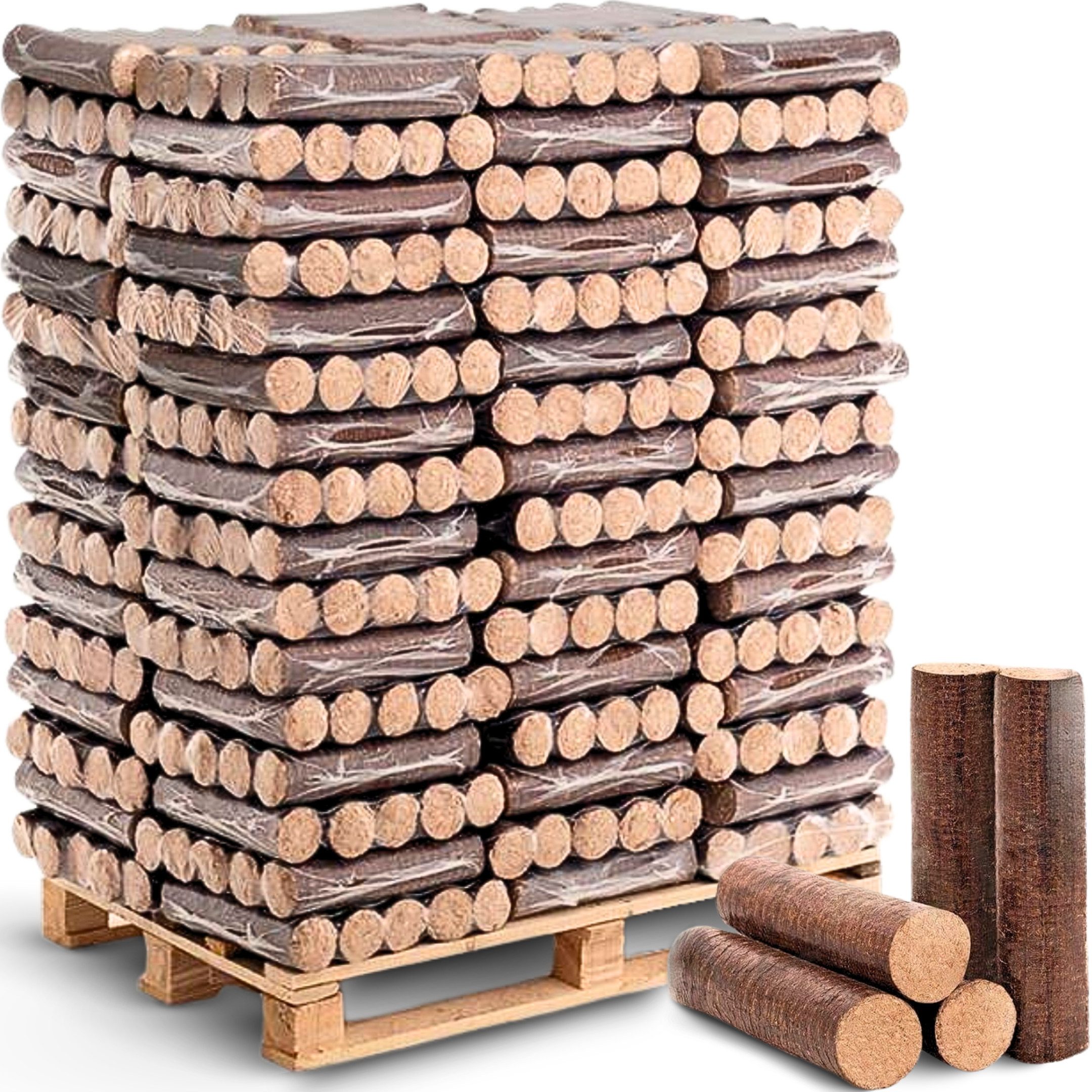 holz4home® Holzbriketts Hartholz-Eichenbriketts 960 kg auf Palette I Brennh günstig online kaufen