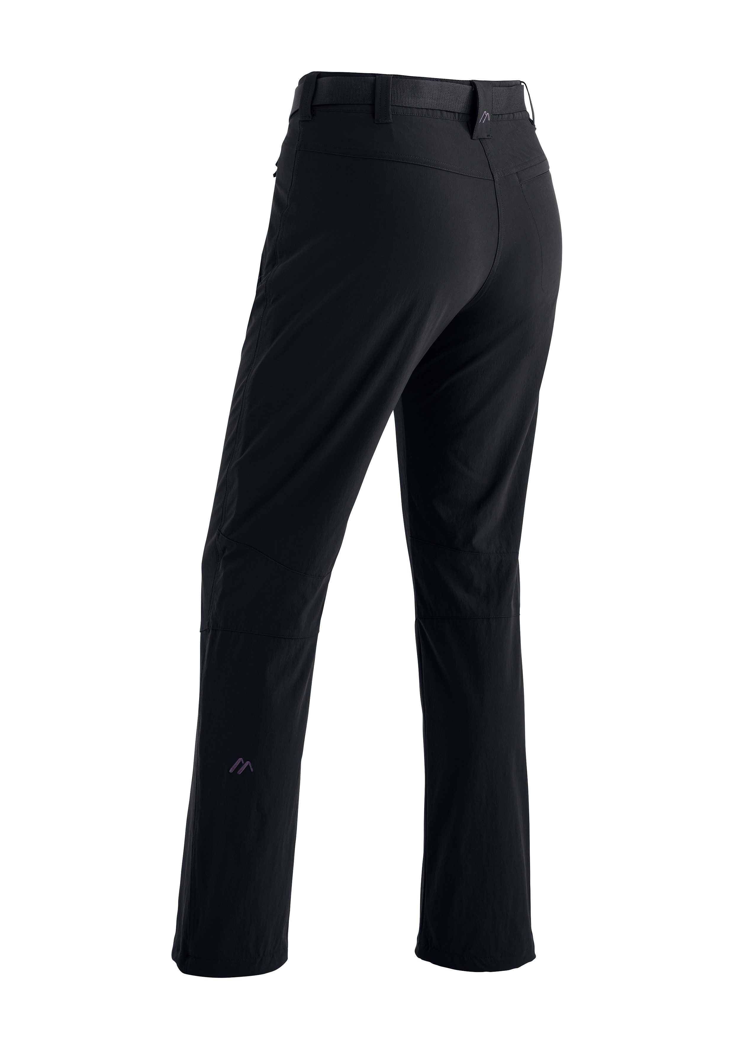 Maier Sports Funktionshose Rechberg Damen Outdoorhose gefüttert, Wanderhose mit 4 RV-Taschen, Regular Fit