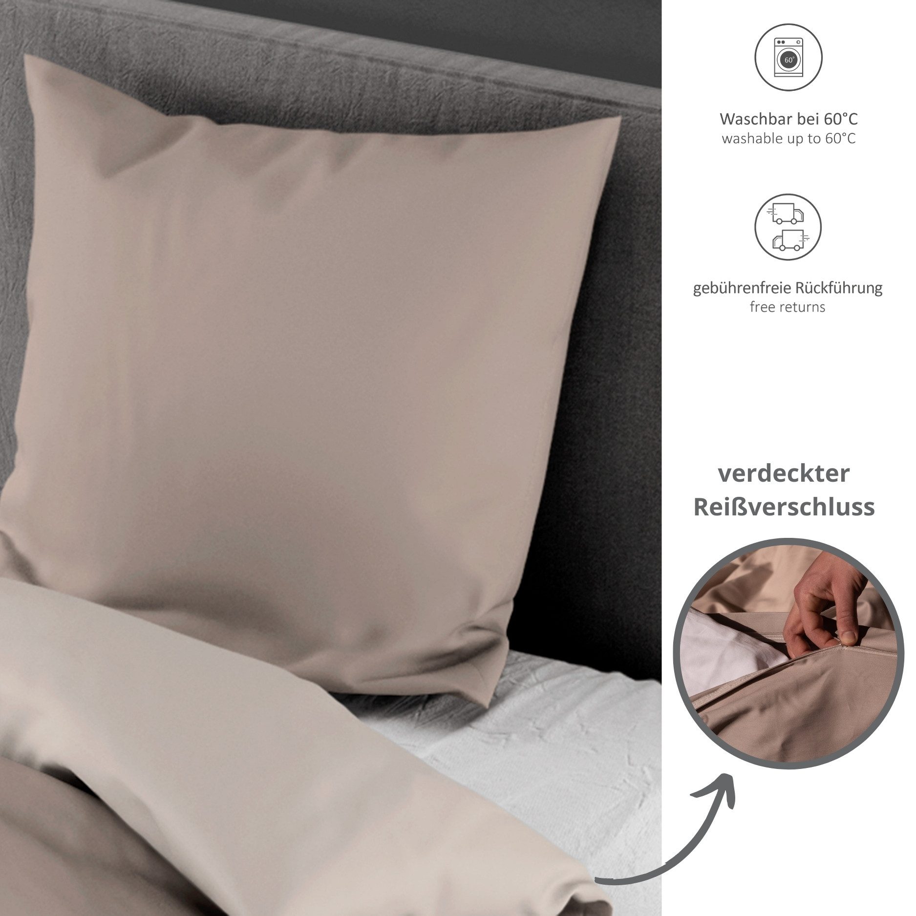 liebling Bettwäsche Renforcé, Renforcé, sanforisiert, farbecht, formstabil, günstig online kaufen