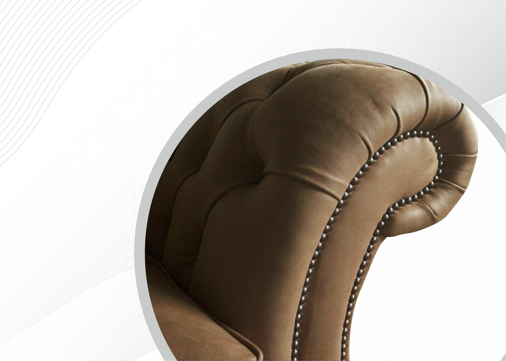 JVmoebel Chesterfield-Sofa, Sitzer Design Sofa 225 3 Chesterfield cm Sofa Couch