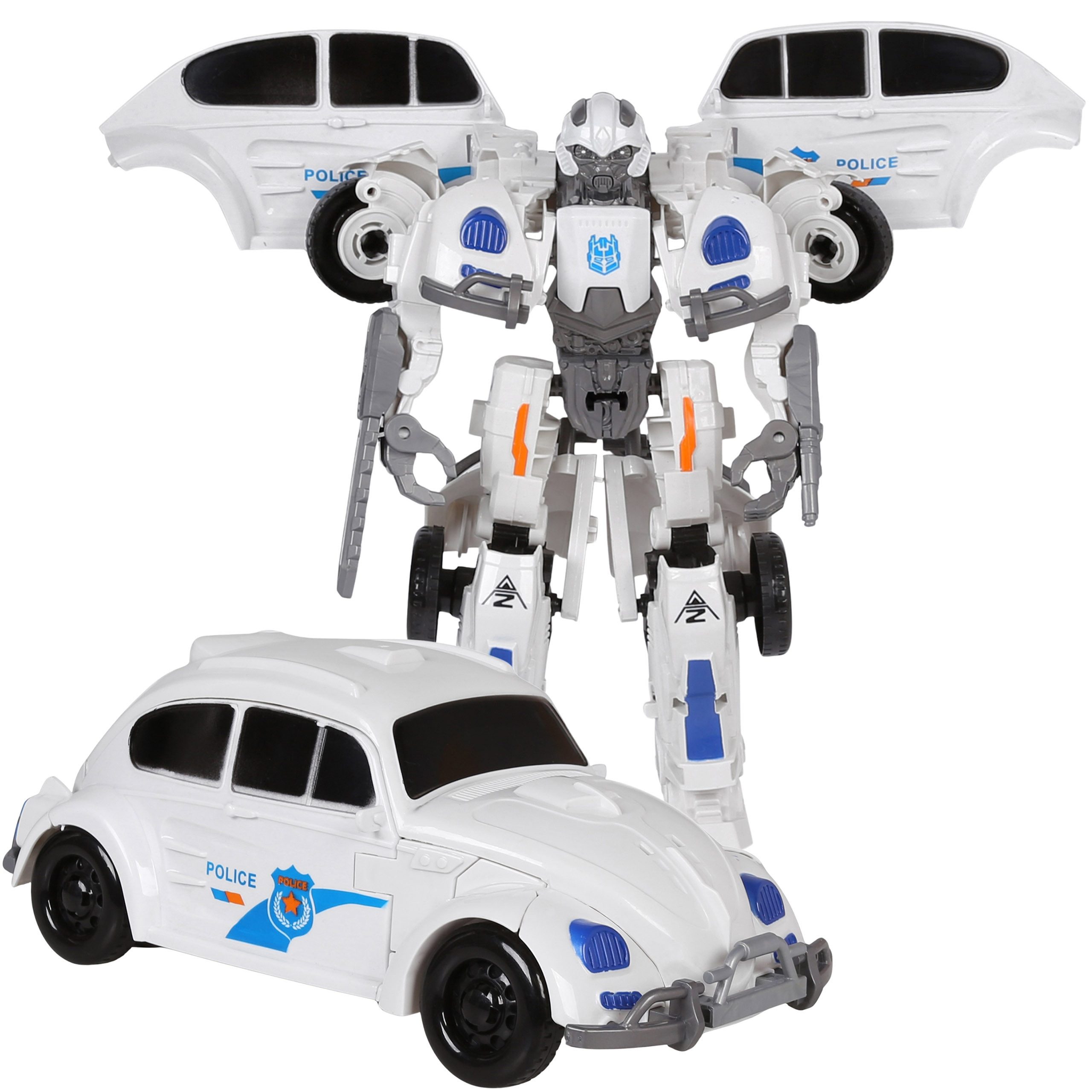 Sarcia.eu Spielzeug-Auto Transformierbarer Polizei ROBOT 2in1 Auto, Spielze günstig online kaufen