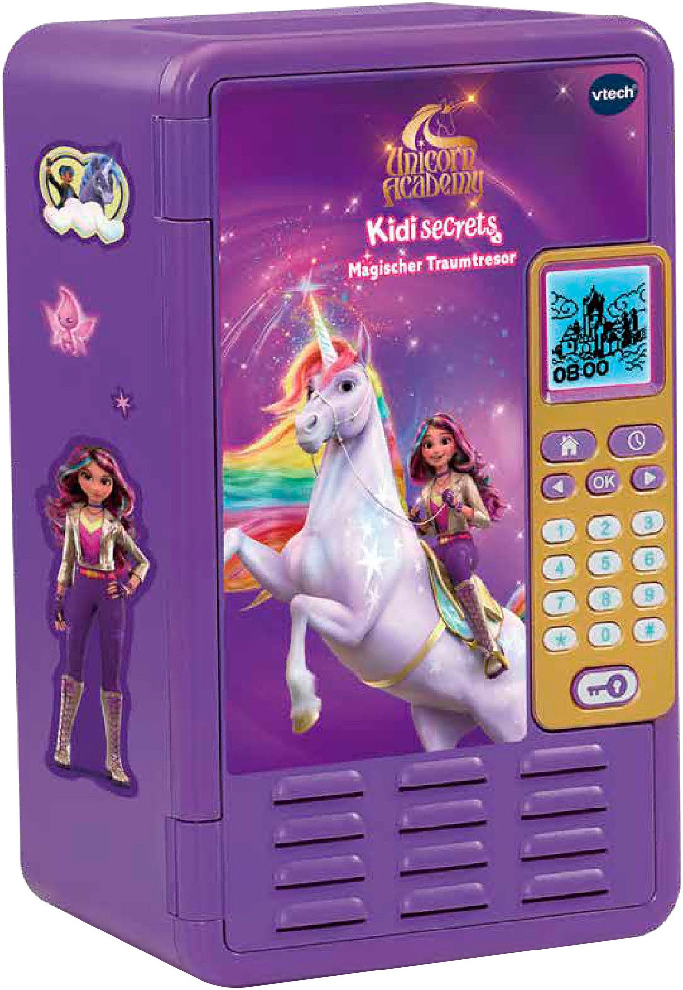 Vtech® Elektronisches Tagebuch Unicorn Academy - Magischer Traumtresor, mit Licht und Sound