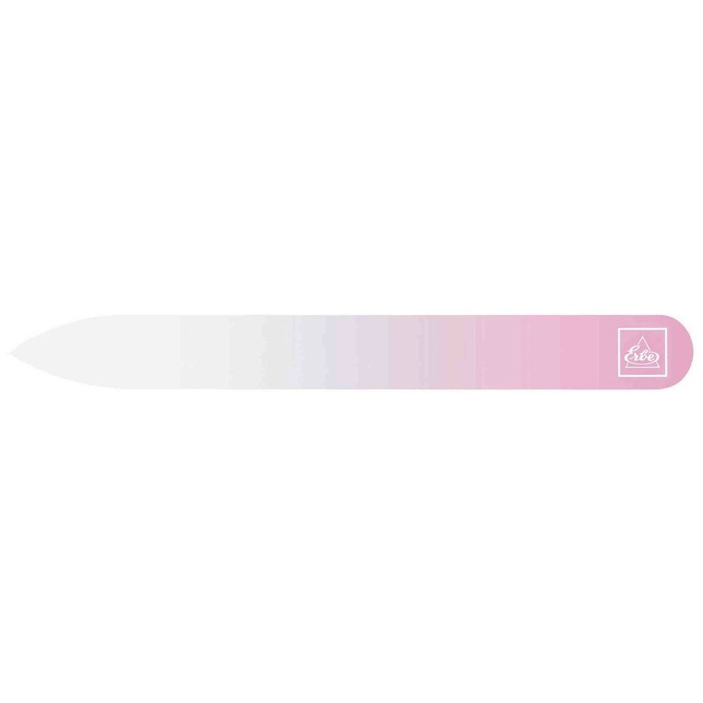 ERBE Glasnagelfeile Erbe Glasfeile Soft-Touch Pastell Rosa, 1-tlg.