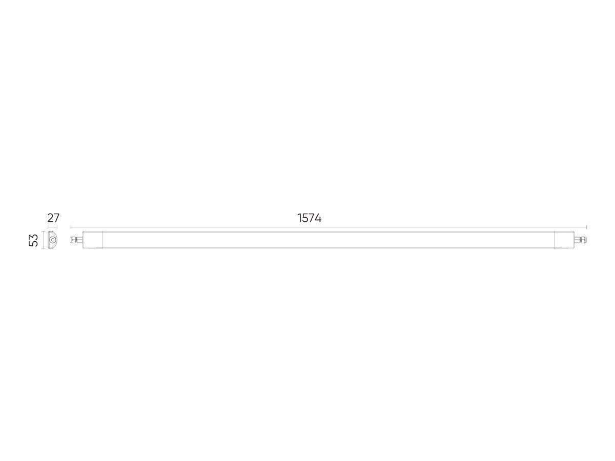 LED-Line LED Deckenleuchte Feuchtraumleuchte 4000K IP65 günstig online kaufen