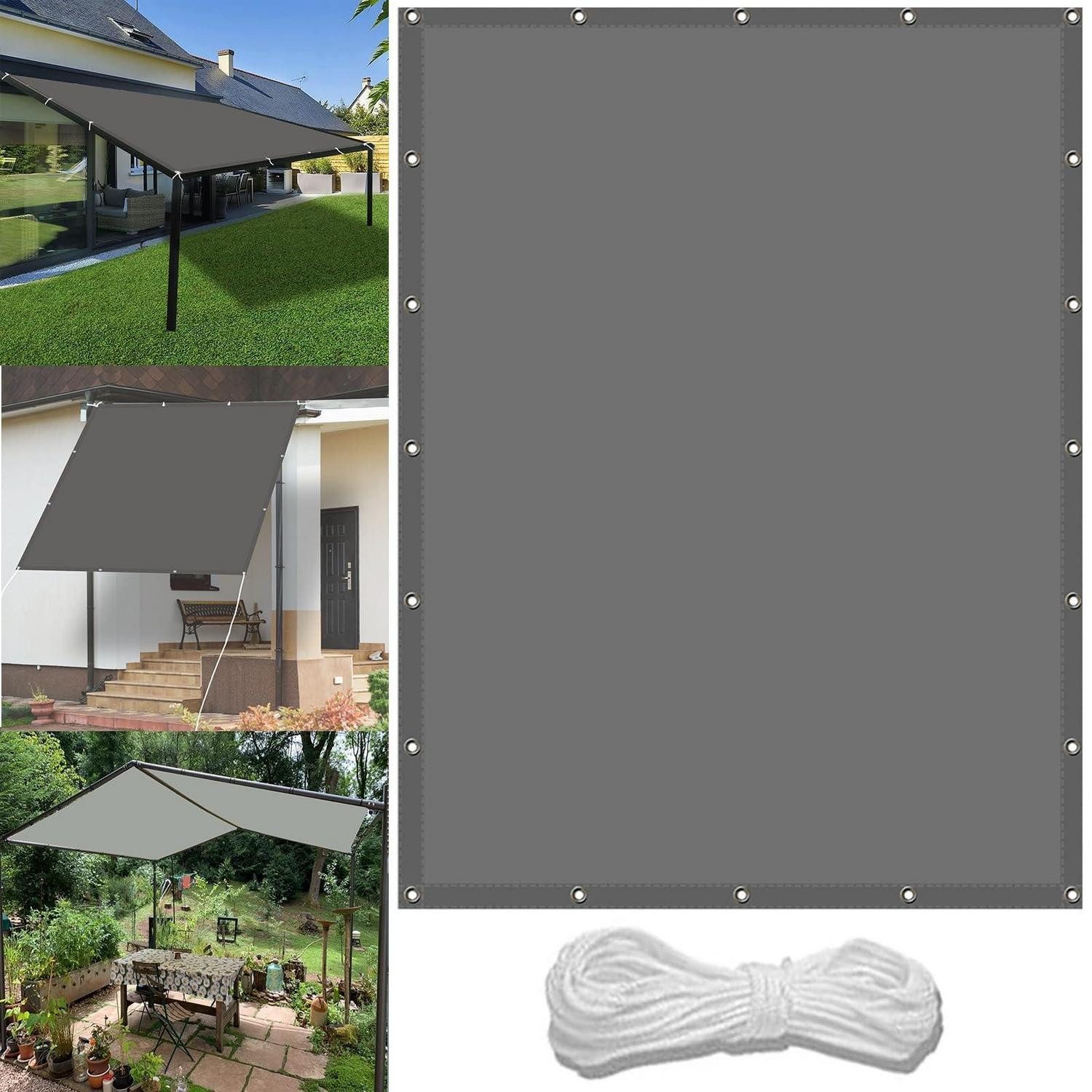 LuxusKollektion Sonnensegel Sonnensegel 1.4x3m wasserdicht