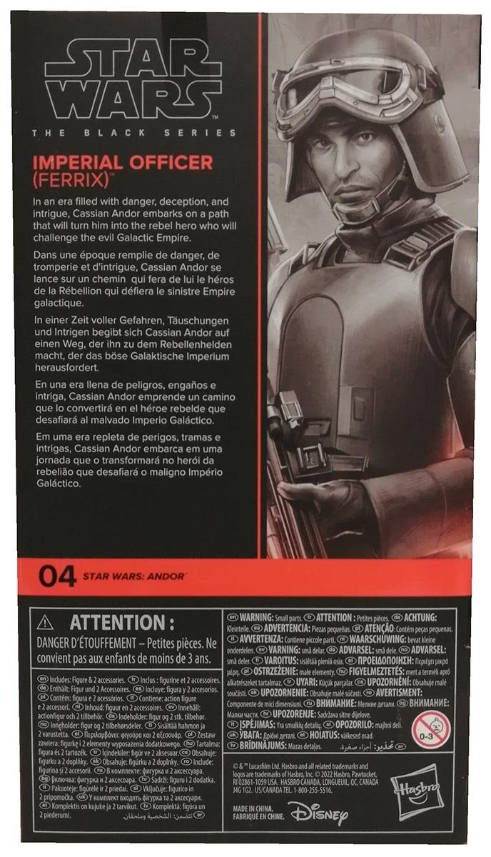 Hasbro Actionfigur Hasbro F5601 Star Wars Black Series Star Wars Andor Imperial Officer