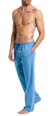 HAASIS Bodywear 1919 Pyjamahose Herren Jerseyhose 77118873-horizont (1-tlg) Optimale Passform, pflegeleicht, formbeständig, strapazierfähig