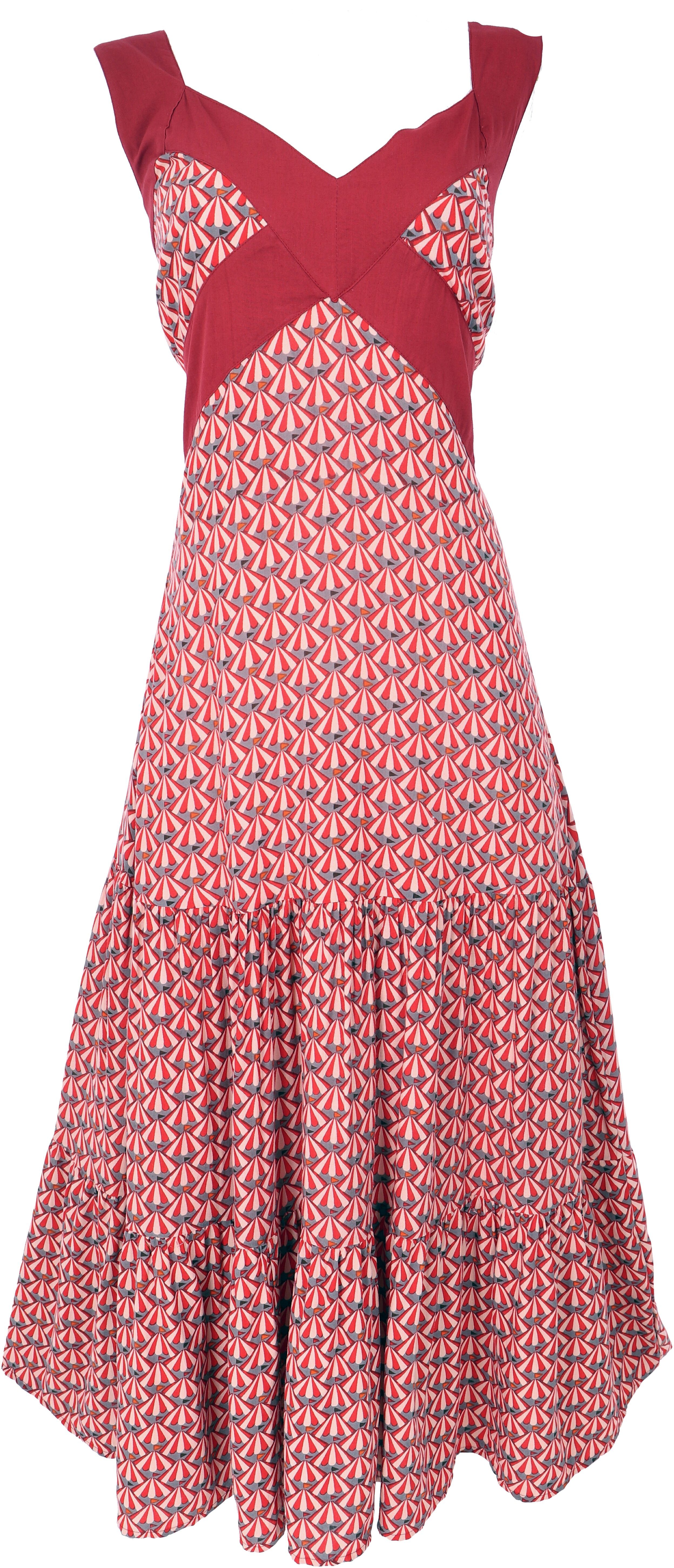 Guru-Shop Midikleid Boho Sommerkleid, Maxikleid, langes günstig online kaufen