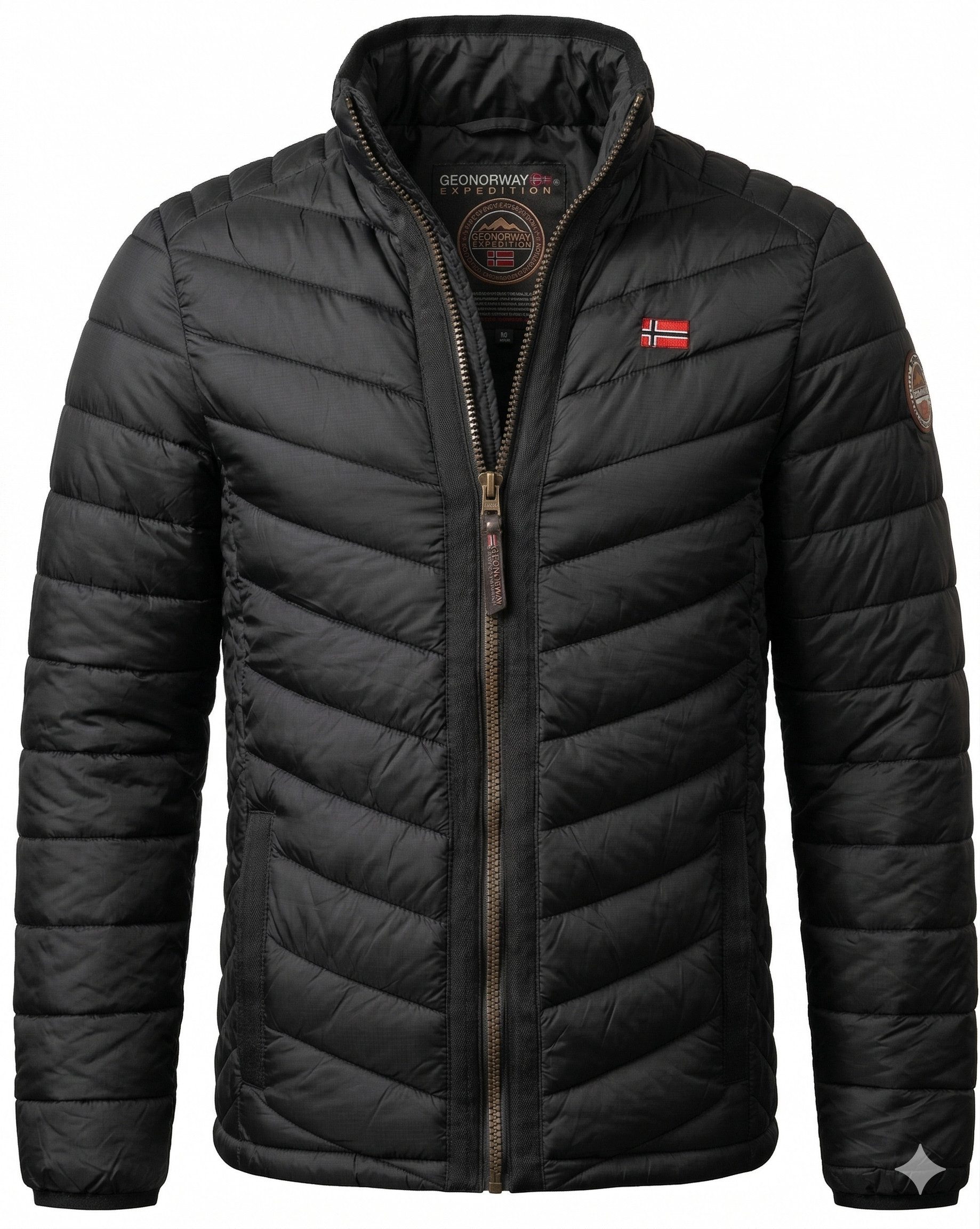 Geographical Norway Steppjacke leichte Übergangsjacke für Frühling & Herbst (1-St) winddicht und wasserabweisend