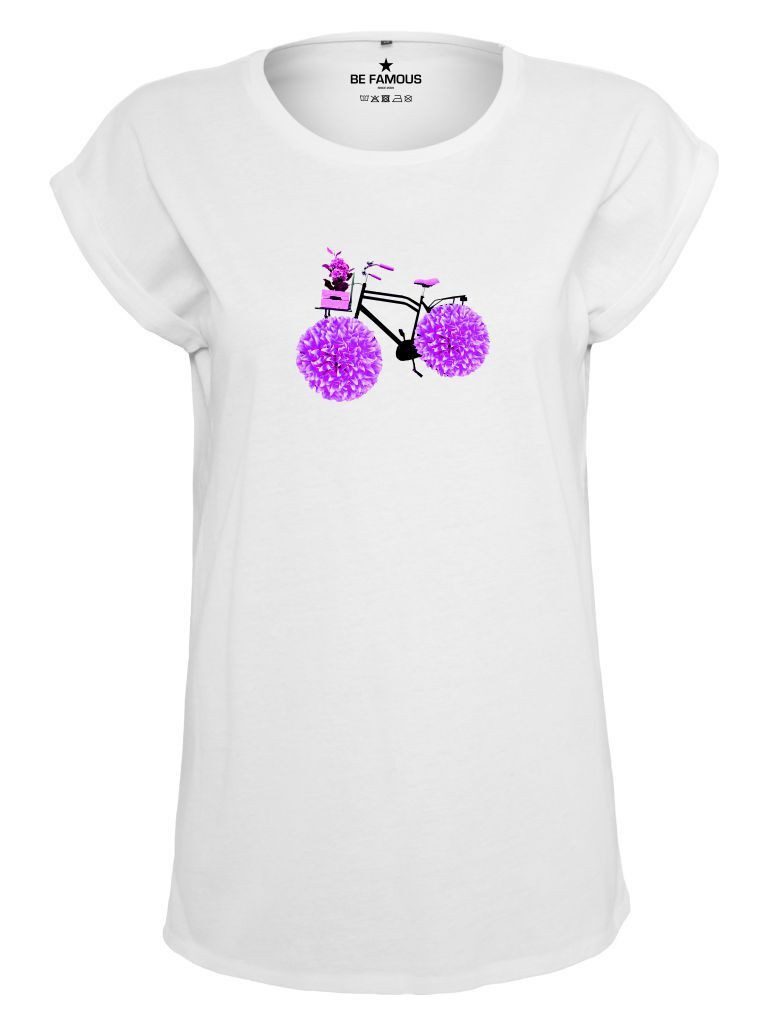 Be Famous Print-Shirt Rolled flowbike (1-tlg., keine)