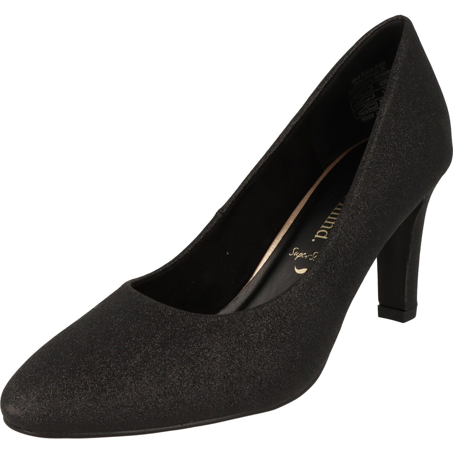 piece of mind. Damen Schuhe bequeme Komfort Pumps 224142 Glitzer HighHeelPumps Schuh glitzert