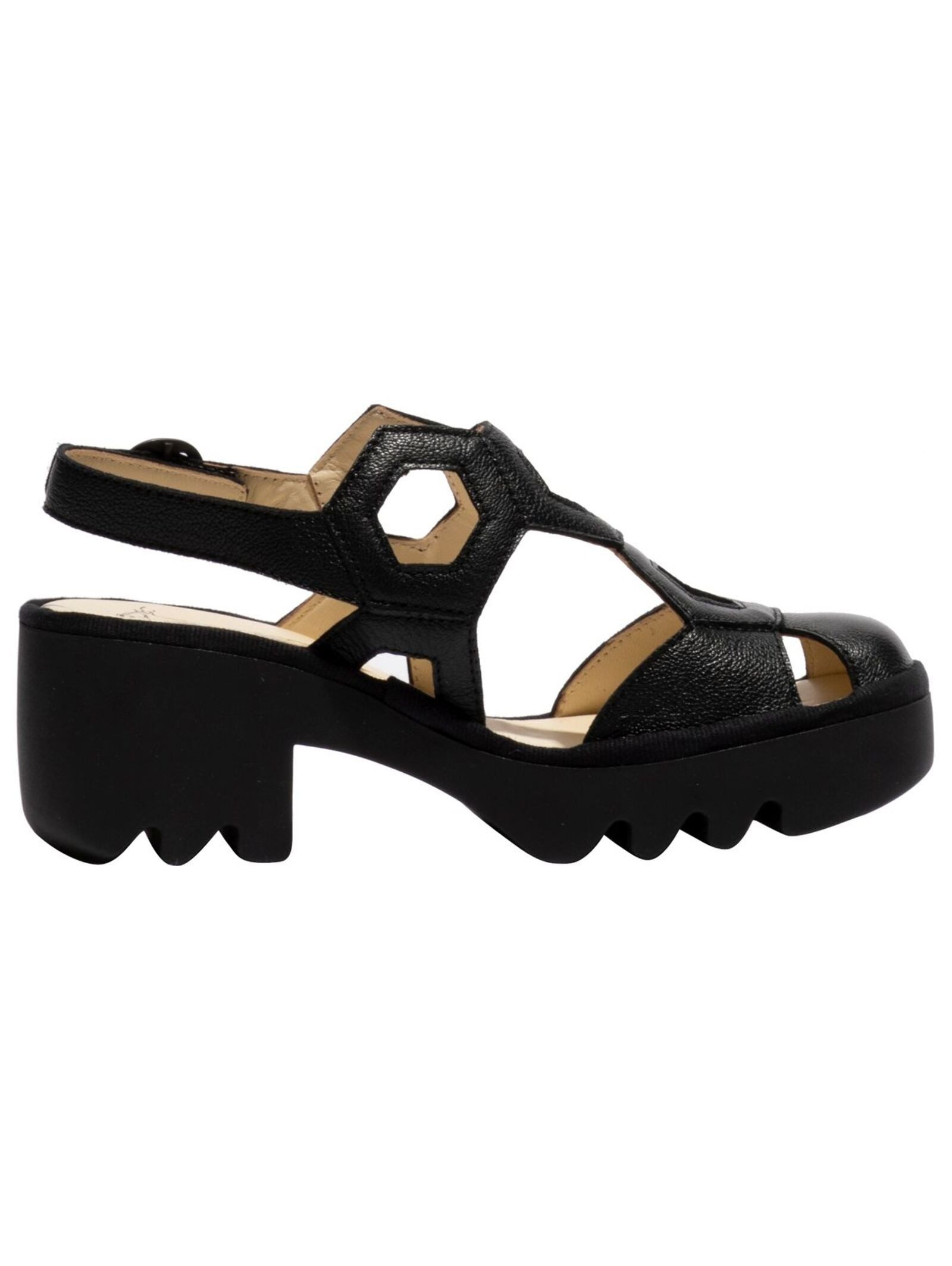 Fly London Fly London Sandalen Leder High-Heel-Sandalette – Bild 4 von 5