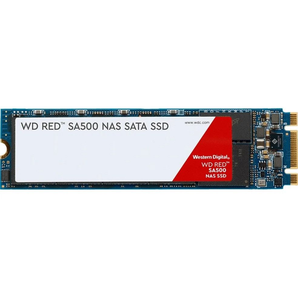Western Digital WD RED SA500 500GB NAS SSD M.2 2280 interne SSD (500 GB) M.2" 560 MB/S Lesegeschwindigkeit, 530 MB/S Schreibgeschwindigkeit, NAS-optimiert, 3D NAND, 24/7-Betrieb, hohe TBW-Ausdauer