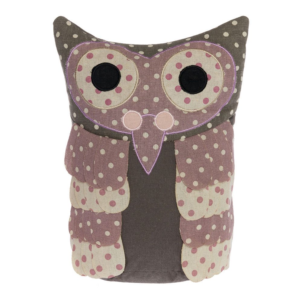 Myflair Möbel & Accessoires Пол дверной упор Дверная пружина EULE grau rosa violett mit Sandfüllung Doorstop H30cm Türsa