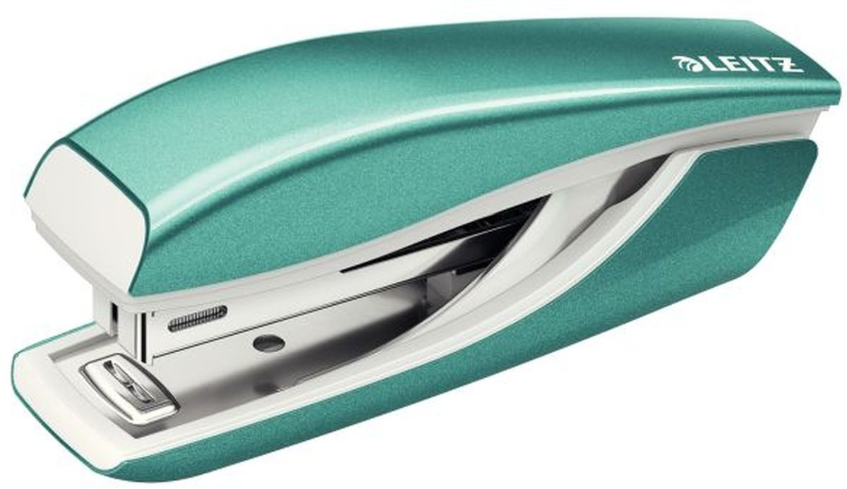 LEITZ Heftgerät Heftgerät Mini Nexxt Wow 10 Blatt eisblau