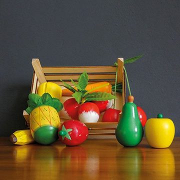 goki Kinder-Küchenset Obst und Gemüse in Kiste, (10-tlg), besonders realitätsnah