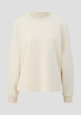 s.Oliver Sweatshirt Sweatshirt aus Scuba