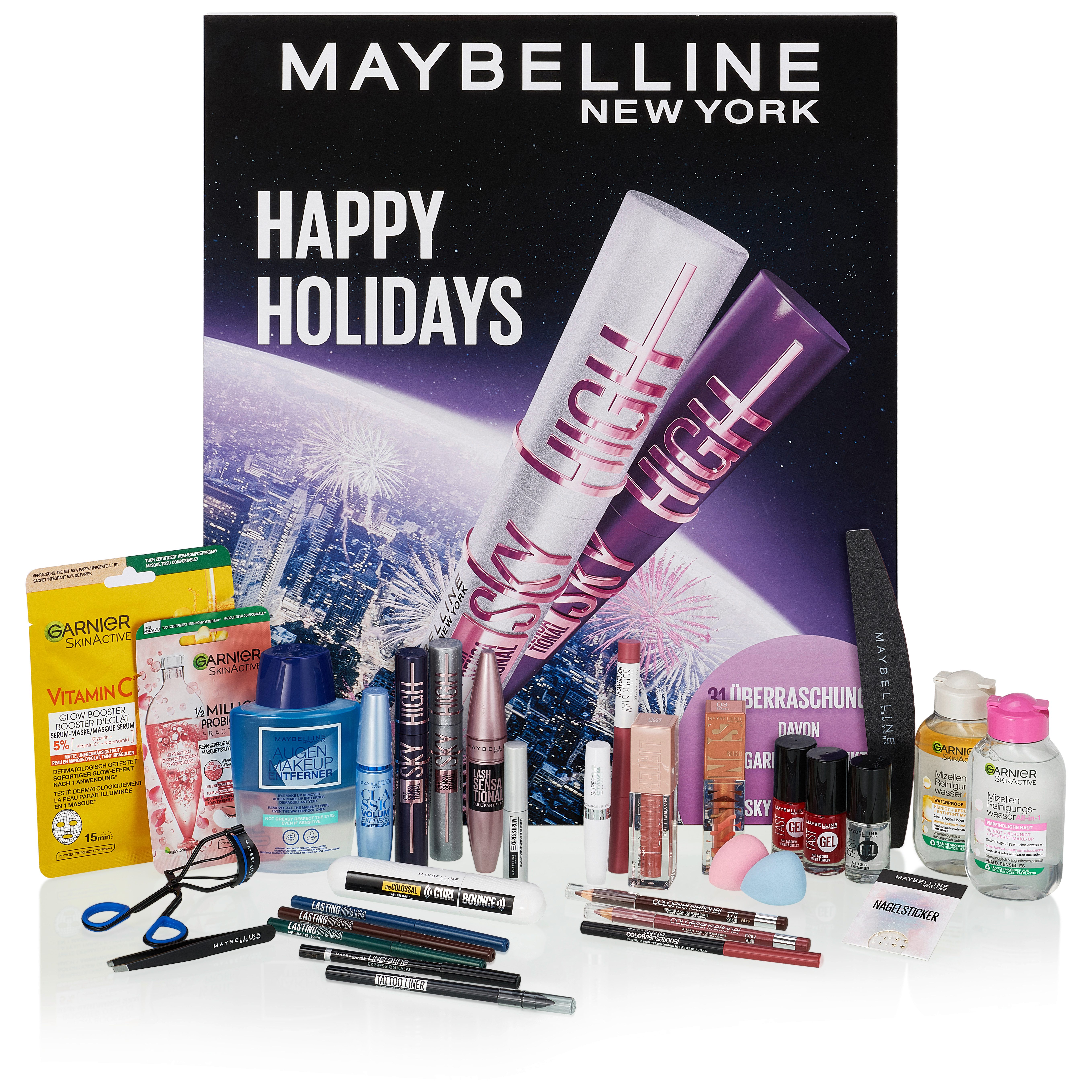 MAYBELLINE NEW YORK Косметический адвент-календарь Maybelline New York Календари 31-Türer 2025