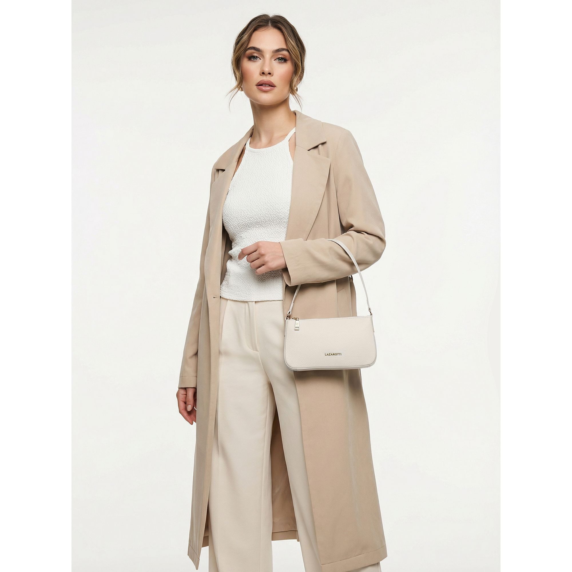 Lazarotti Schultertasche Bologna Leather, Leder