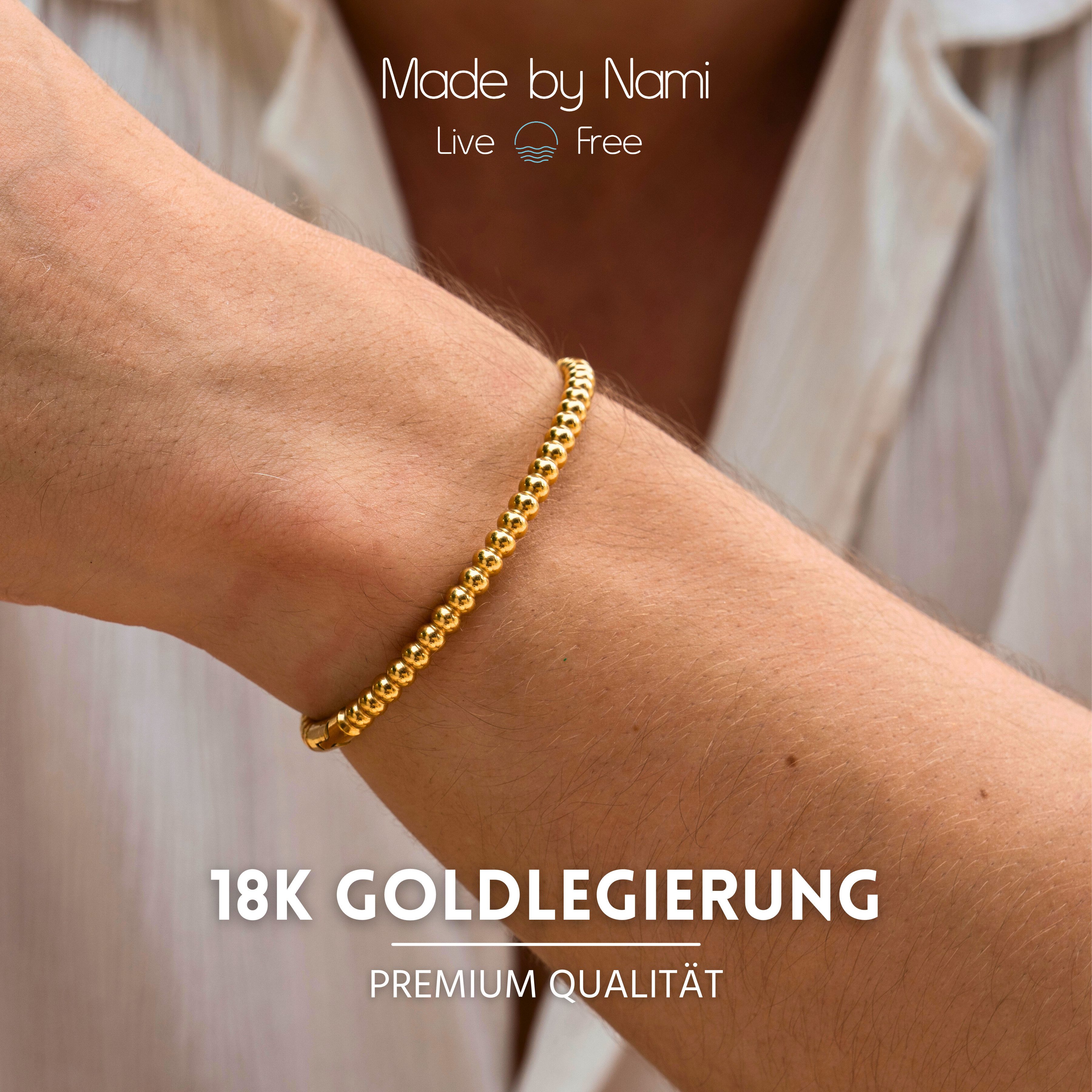 Made by Nami Armreif Herren Gold günstig online kaufen